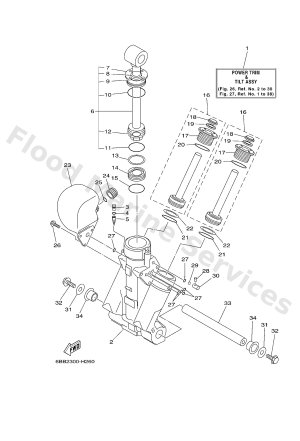 Diagram for POWER TRIM & TILT ASSY 1
