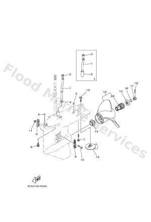 Diagram for LOWER CASING & DRIVE 2