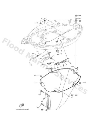 Diagram for BOTTOM COWLING 2