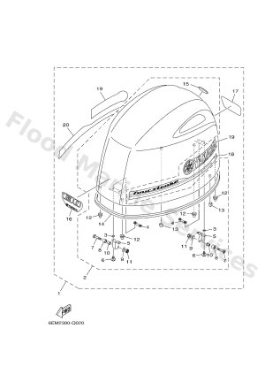 Diagram for TOP COWLING