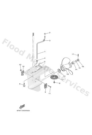 Diagram for LOWER CASING & DRIVE 2