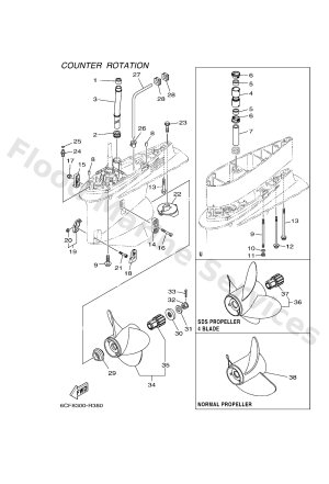 Diagram for LOWER CASING & DRIVE 4