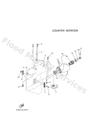 Diagram for LOWER CASING & DRIVE 4