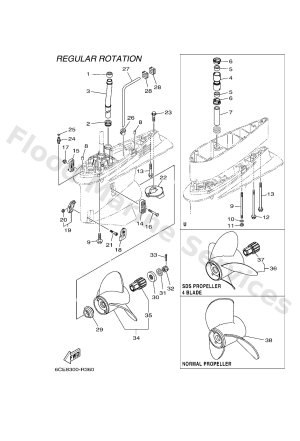 Diagram for LOWER CASING & DRIVE 2