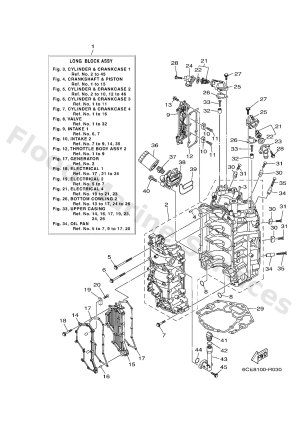 Diagram for CYLINDER & CRANKCASE 1