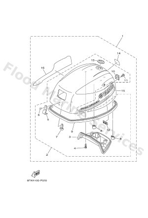 Diagram for TOP COWLING