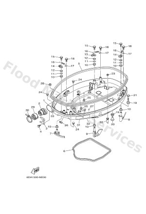 Diagram for BOTTOM COWLING 1