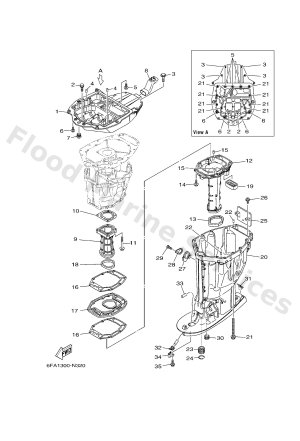 Diagram for UPPER CASING