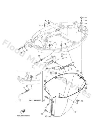Diagram for BOTTOM COWLING 2