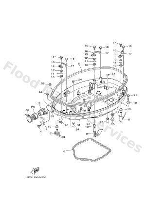 Diagram for BOTTOM COWLING 1