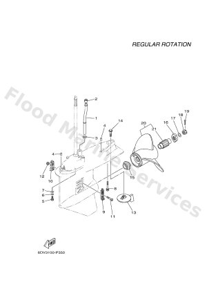 Diagram for LOWER CASING & DRIVE 2