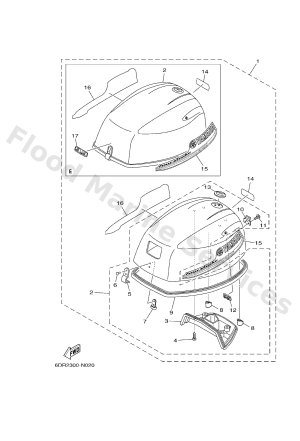 Diagram for TOP COWLING