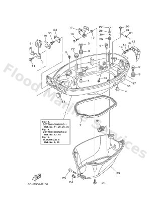 Diagram for BOTTOM COWLING 1