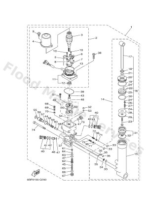 Diagram for POWER TRIM & TILT ASSY