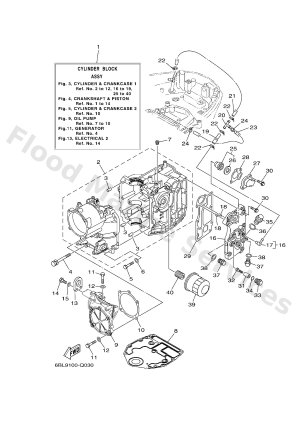 Diagram for CYLINDER & CRANKCASE 1