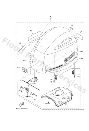 Diagram for TOP COWLING