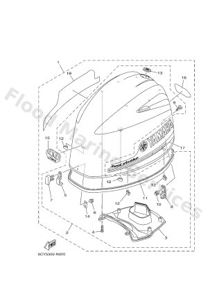 Diagram for TOP COWLING