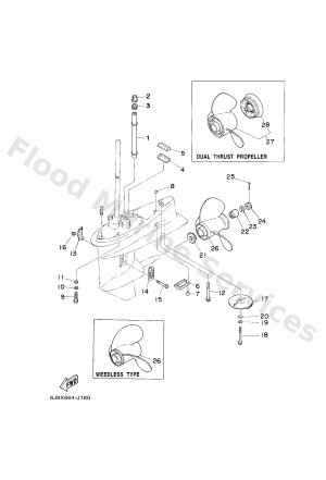 Diagram for LOWER CASING & DRIVE 2