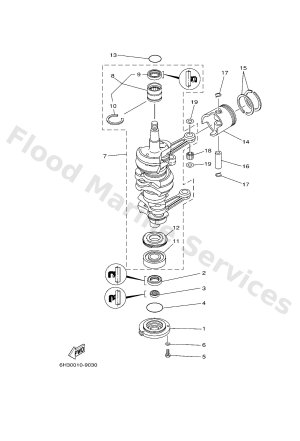 Diagram for CRANKSHAFT & PISTON