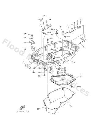 Diagram for BOTTOM COWLING