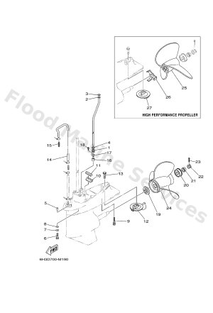 Diagram for LOWER CASING & DRIVE 2