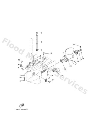Diagram for LOWER CASING & DRIVE 2