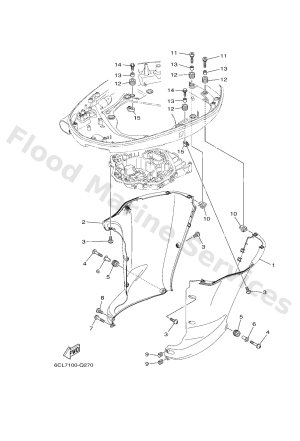 Diagram for BOTTOM COWLING 3