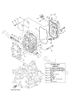Diagram for CYLINDER & CRANKCASE 2