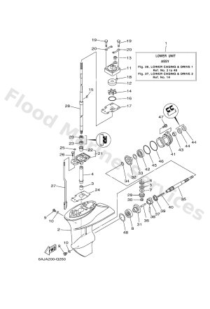 Diagram for LOWER CASING & DRIVE 1