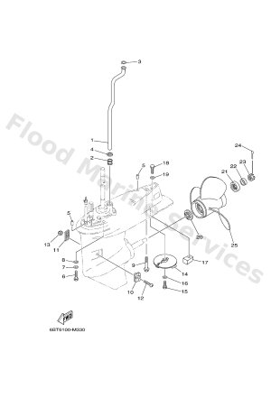 Diagram for LOWER CASING & DRIVE 2