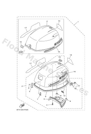 Diagram for TOP COWLING