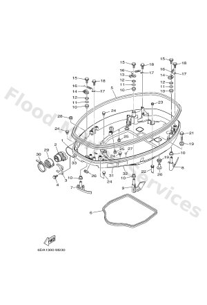 Diagram for BOTTOM COWLING 1