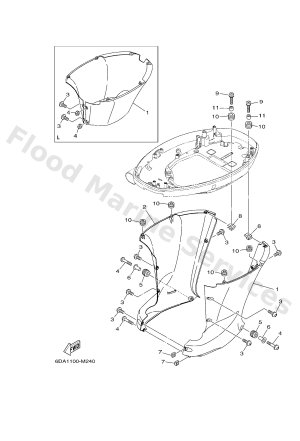Diagram for BOTTOM COWLING 2