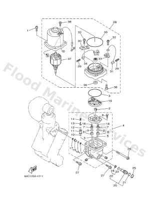 Diagram for POWER TRIM & TILT ASSY 2