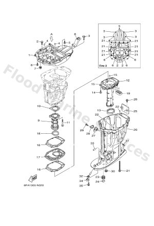 Diagram for UPPER CASING
