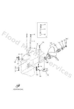 Diagram for LOWER CASING & DRIVE 2