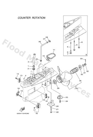 Diagram for LOWER CASING & DRIVE 4