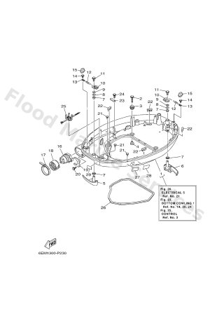 Diagram for BOTTOM COWLING 1