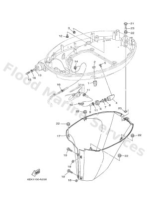 Diagram for BOTTOM COWLING 2