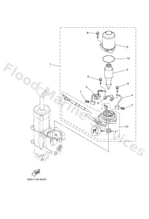 Diagram for POWER TRIM & TILT ASSY 2