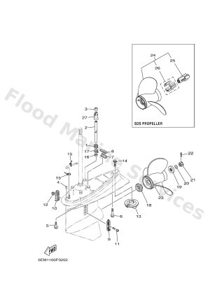 Diagram for LOWER CASING & DRIVE 2