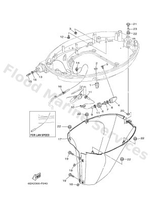 Diagram for BOTTOM COWLING 2