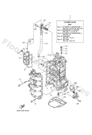 Diagram for CYLINDER & CRANKCASE 1