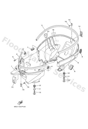Diagram for BOTTOM COWLING