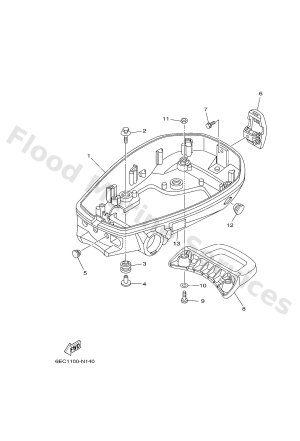 Diagram for BOTTOM COWLING