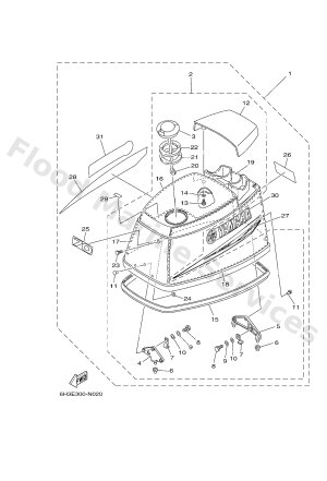 Diagram for TOP COWLING