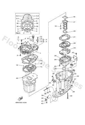 Diagram for UPPER CASING