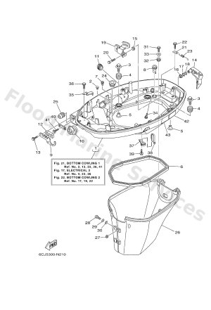 Diagram for BOTTOM COWLING 1