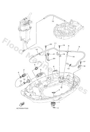 Diagram for BOTTOM COWLING 2