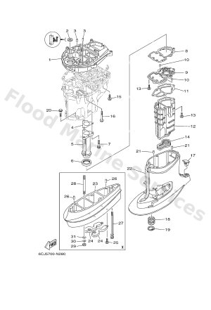 Diagram for UPPER CASING